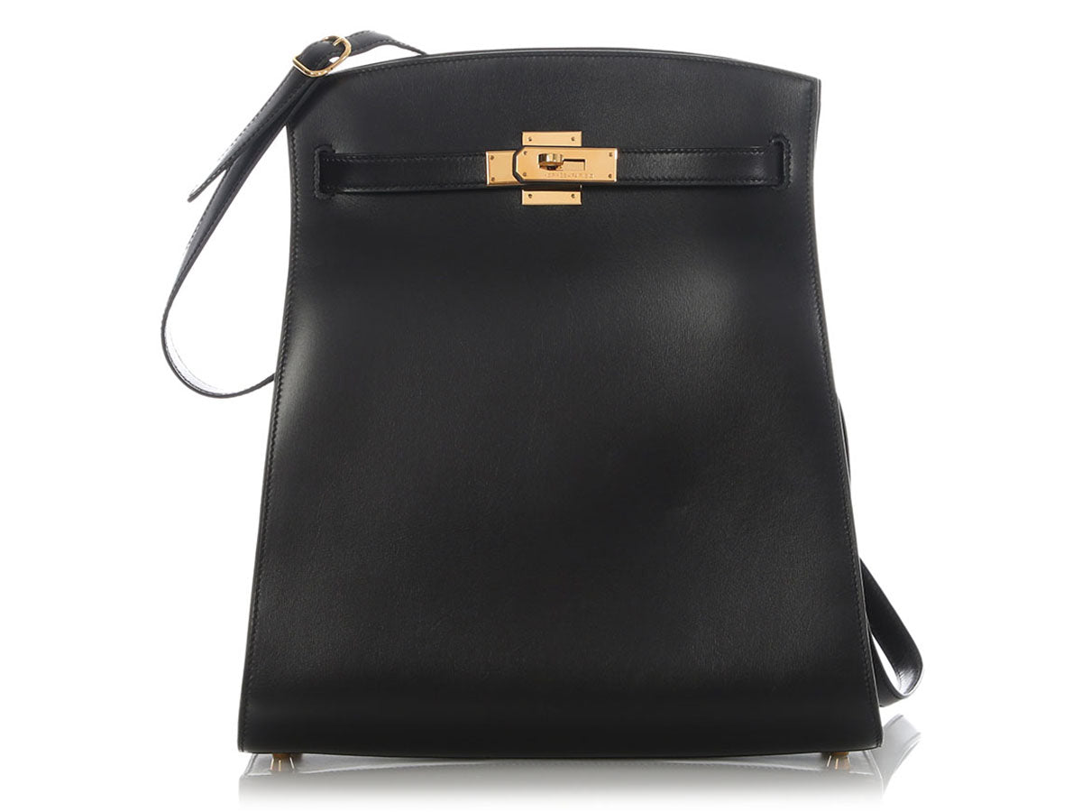 Hermès Black Box Calfskin Kelly Sport GM
