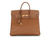 Hermès Vintage Gold Vache Liégée HAC Birkin 32