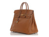 Hermès Vintage Gold Vache Liégée HAC Birkin 32