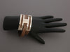 Hermès Etoupe Swift Pousse-Pousse Wrap Bracelet