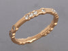Hermès 18K Rose Gold Diamond Feston de Chaos Ring