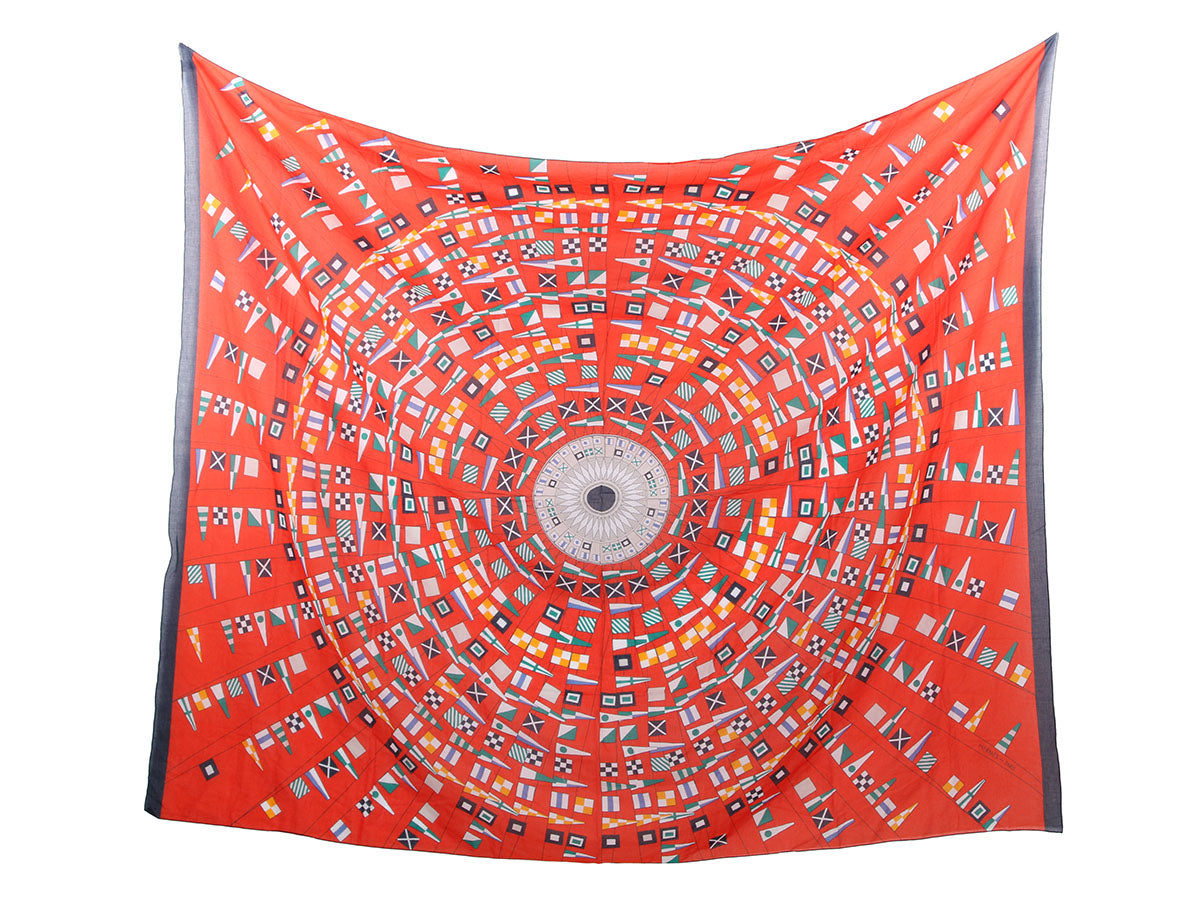 Hermès Boat Flags Cotton Pareo