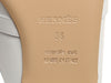 Hermès White Oz Mules