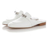 Hermès White Oz Mules