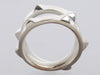 Hermès Sterling Silver Clou d’H Ring