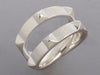 Hermès Sterling Silver Clou d’H Ring