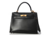 Hermès Black Box Calfskin Kelly 28