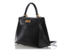 Hermès Black Box Calfskin Kelly 28