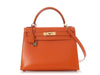 Hermès Orange Box Calfskin Kelly 28