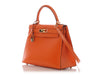 Hermès Orange Box Calfskin Kelly 28
