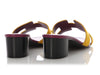 Hermès Purple and Yellow Oasis Sandals