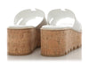 Hermès White Eze 30 Sandals