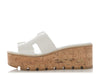Hermès White Eze 30 Sandals