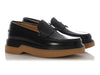 Hermes Black Dublin Loafers