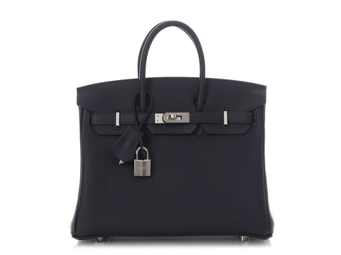 Hermès Bleu Nuit Togo Birkin 25