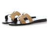 Hermès Gold Oran Sandals