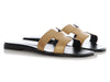 Hermès Gold Oran Sandals