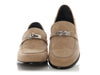 Hermès Beige and Argile Chèvre Velours Destin Loafers