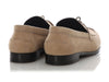 Hermès Beige and Argile Chèvre Velours Destin Loafers