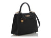 Hermès SO Black and Rouge de Coeur Chèvre Kelly 25