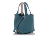 Hermès Blue Jean and Mauve Pale Picotin Lock 18