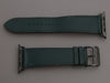 Hermès Green Swift Apple Watch Single Tour Band 46mm
