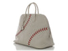 Hermès Gris Perle and Rouge Evercolor Bolide 45 1923 Baseball Travel Bag
