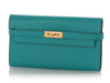 Hermès Bleu Paon Epsom Kelly Longue Wallet