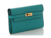 Hermès Bleu Paon Epsom Kelly Longue Wallet