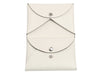 Hermès White Swift Horse Calvi Duo Card Case