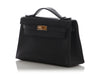 Hermès Black Swift Kelly Pochette