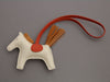 Hermès Craie Lambskin Rodeo Grigri Bag Charm PM