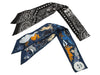Hermès Entre Ciel et Mer Bandana and Mille et Un Lapins Silk Twilly Pair