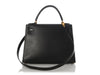 Hermès Vintage Black Box Calfskin Kelly 28