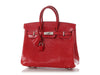 Hermès Bougainvillea Shiny Lizard Birkin 25
