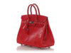 Hermès Bougainvillea Shiny Lizard Birkin 25