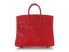 Hermès Bougainvillea Shiny Lizard Birkin 25