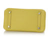 Hermès Lime and Bleut Novillo Verso Birkin 25