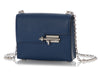 Hermès Mini Bleu Chèvre Verrou