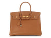 Hermès Sable Vache Naturelle Birkin 35