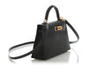 Hermès Black Epsom Kelly 20