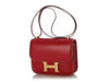 Hermès Rouge Piment Box Calfskin Constance 18