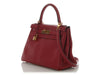 Hermès Rouge Grenat Evercolor Kelly 28