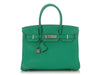 Hermès Menthe Clémence Birkin 30