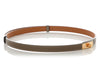 Hermès Etoupe Epsom Kelly Belt PM 18mm