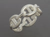 Hermès Sterling Silver Chaîne d’Ancre Enchaînée Ring