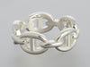 Hermès Sterling Silver Chaîne d’Ancre Enchaînée Ring
