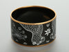 Hermès Extra Wide Les Léopards Enamel Bangle