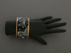 Hermès Extra Wide Les Léopards Enamel Bangle