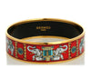 Hermès Wide Torana Elephant Enamel Bangle